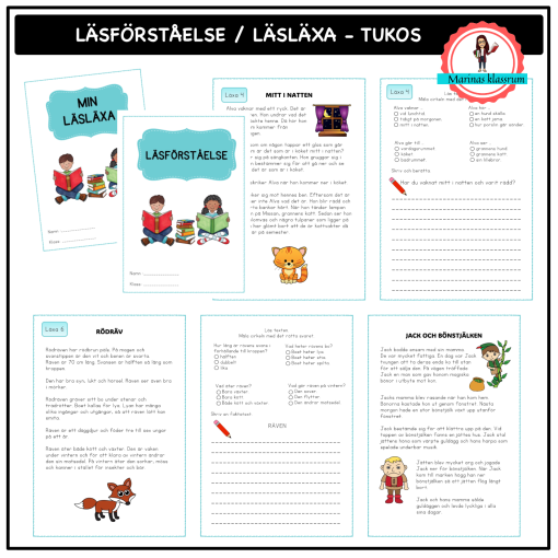 Läsförståelse / läsläxa - TURKOS åk 2