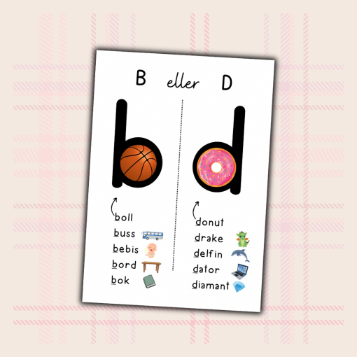 B eller D