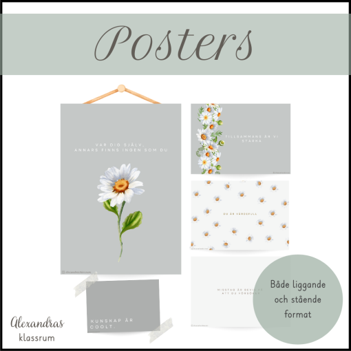 Posters grön