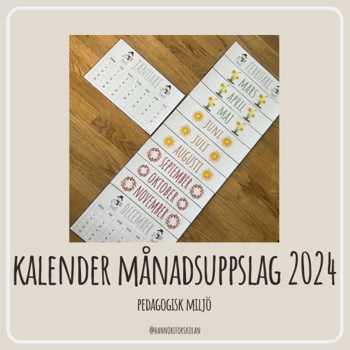 Kalender månadsuppslag 2024