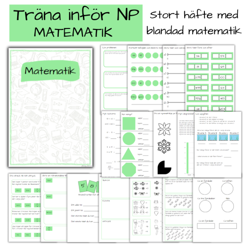 Träna inför NP i matematik (27 sidor)