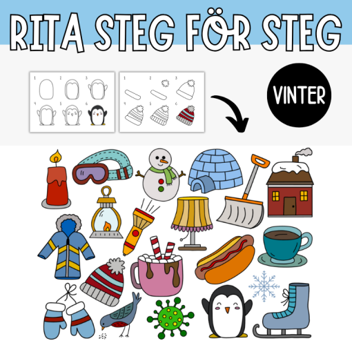 Lär dig rita - Vinter