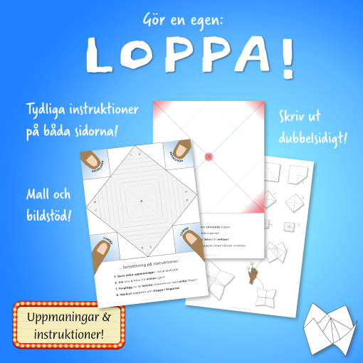 Gör en egen loppa - mall!