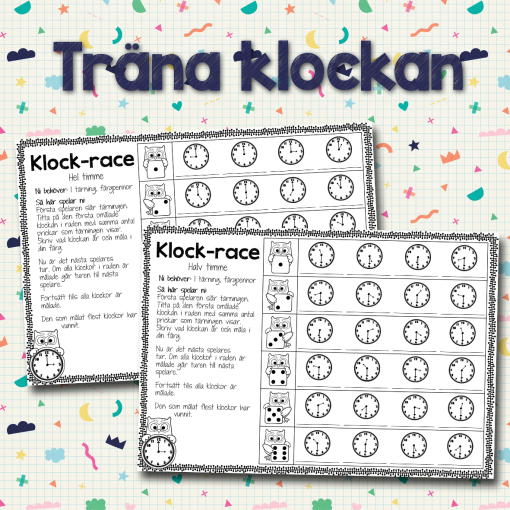 Träna klockan - klockrace