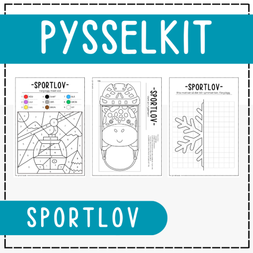 Pysselkit- tema sportlov