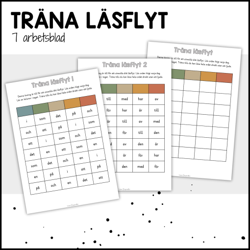 Träna läsflyt