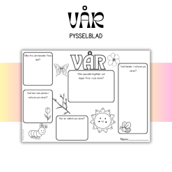 Arbetsblad vår