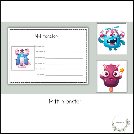 Mitt monster - beskriv