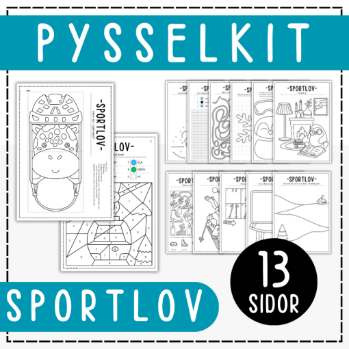 Pysselkit sportlov- 13 pyssel och kluringar