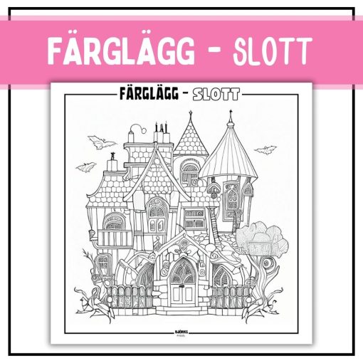 Färglägg - slott