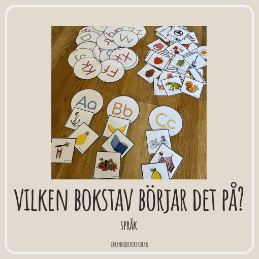 Vilken bokstav börjar det på?