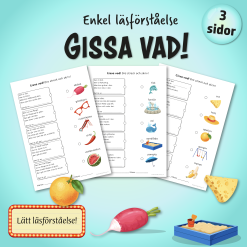 Gissa vad - enkel läsförståelse!