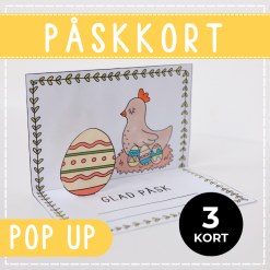 Påskkort, pop-up