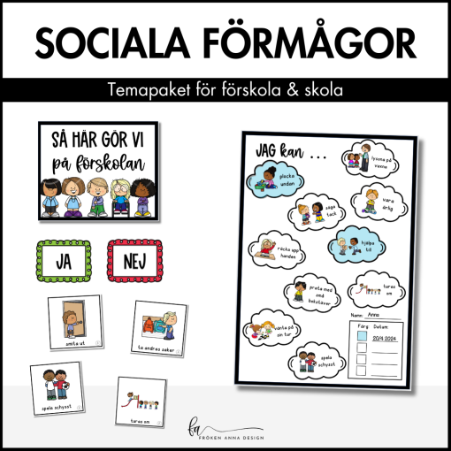 Temapaket: Sociala förmågor i förskola & skola