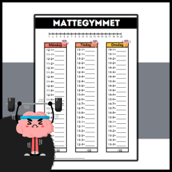 Mattegymmet - träna matte varje dag! (subtraktion 1-14)