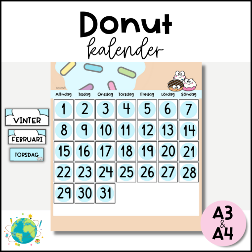 Donut - Väggkalender