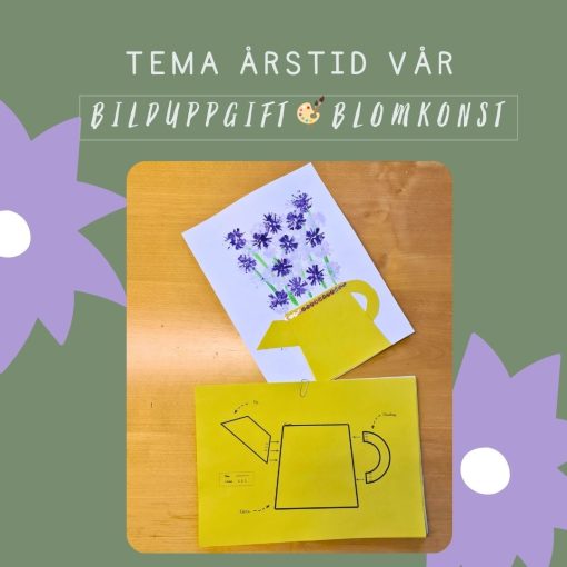 Blomkonst med kanna