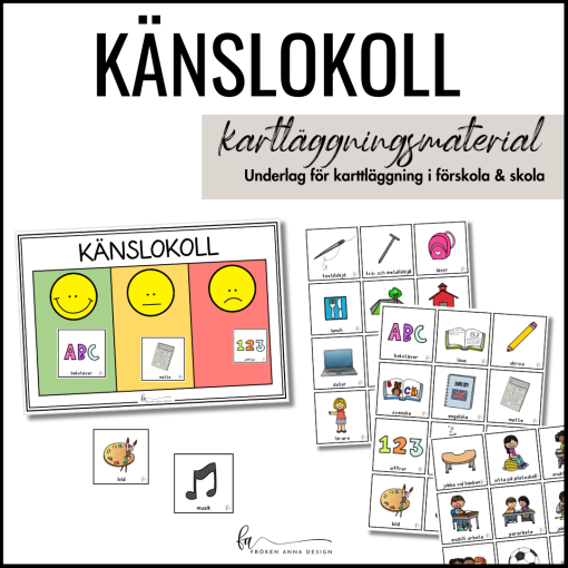 Känslokoll: Kartläggnigsmaterial inför utvecklingssamtal / IUP