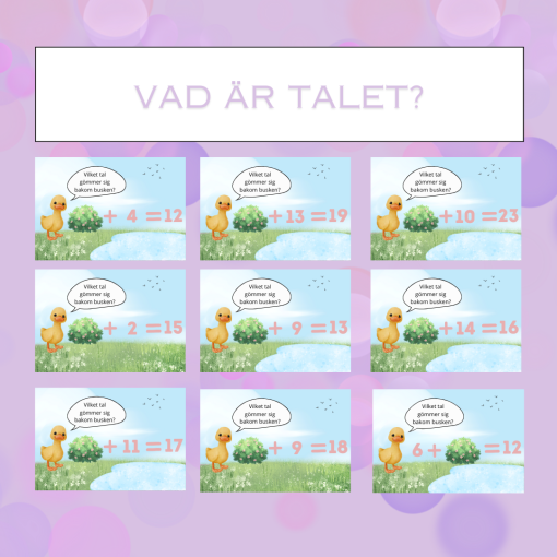 Vad är talet?