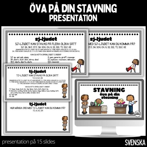 Öva på din stavning - presentation, 15 slides