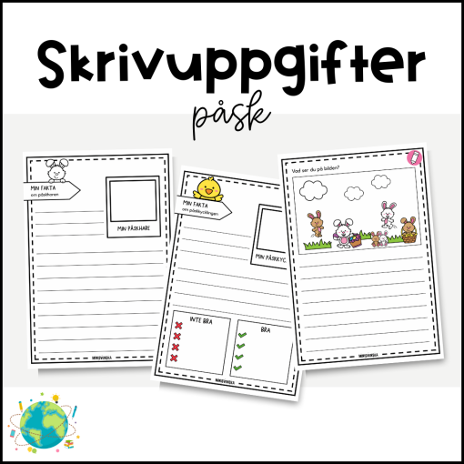 Påsk - Skrivuppgifter