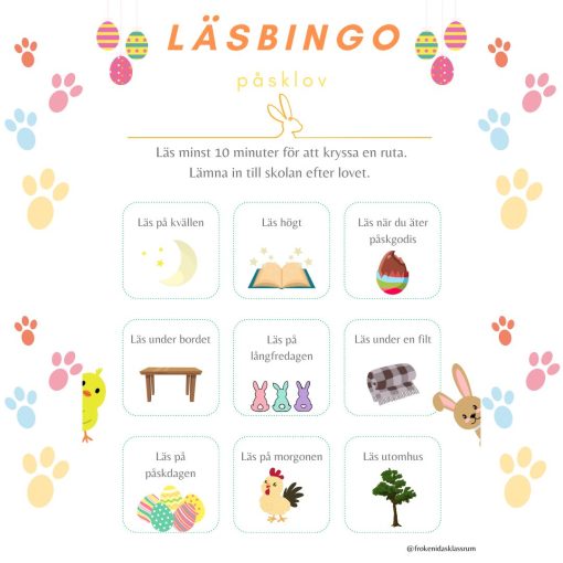 Påskbingo