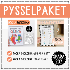 Pysselpaket- rocka sockorna