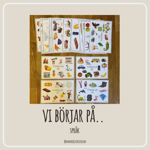 Vi börjar på..