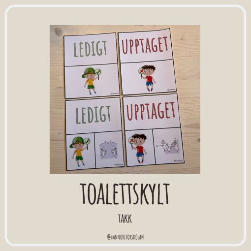 Toalettskylt