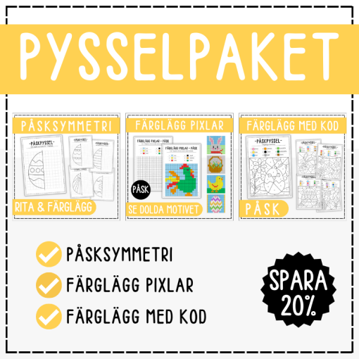 Pysselpaket påsk- matematik