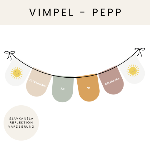 Vimpel - Tillsammans är vi oslagbara