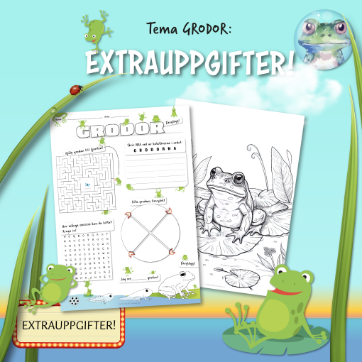 Extrauppgifter - GRODOR!