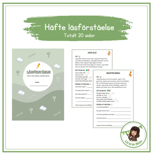Läsförståelse - häfte