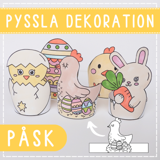 Påskpyssel: pyssla egen påskdekoration