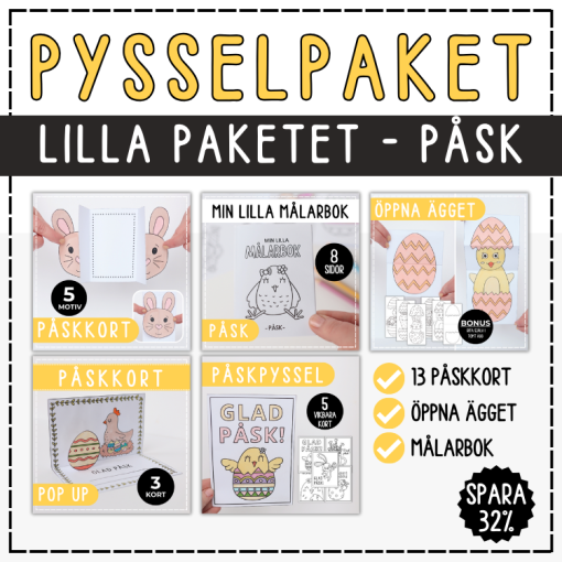 Påskpyssel- lilla pysselpaketet