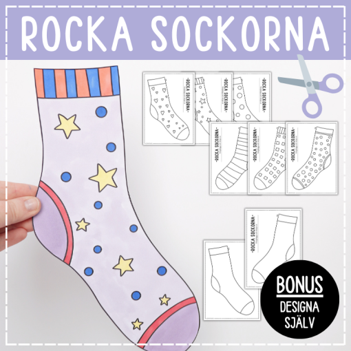 Pyssel- rocka sockorna