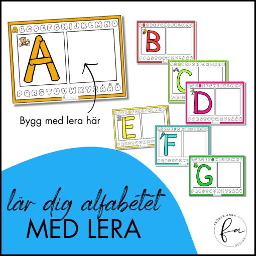 Bokstäver / Alfabetet med lera