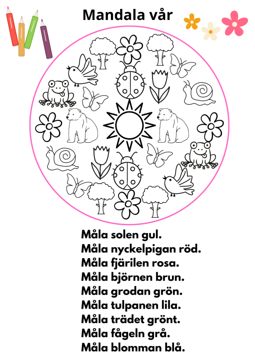 Läsmandala våren