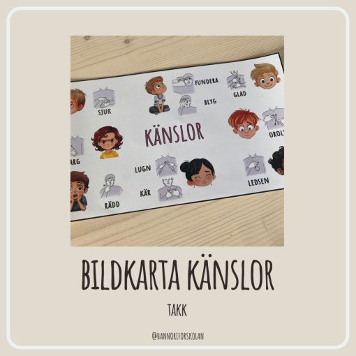 Bildkarta känslor