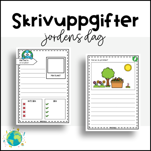 Jordens dag - Skrivuppgifter