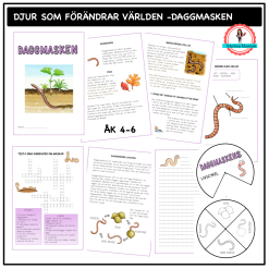 Om daggmasken - åk 4-6 - djur som förändrar världen