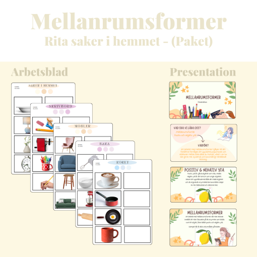 Lär dig rita med mellanrumsformer (Paket)