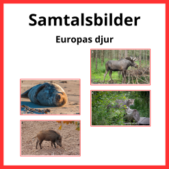 Samtalsbilder Europas djur