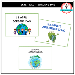 Skylt till - Jordens dag