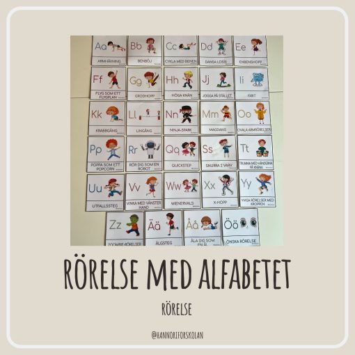 Rörelse med alfabetet