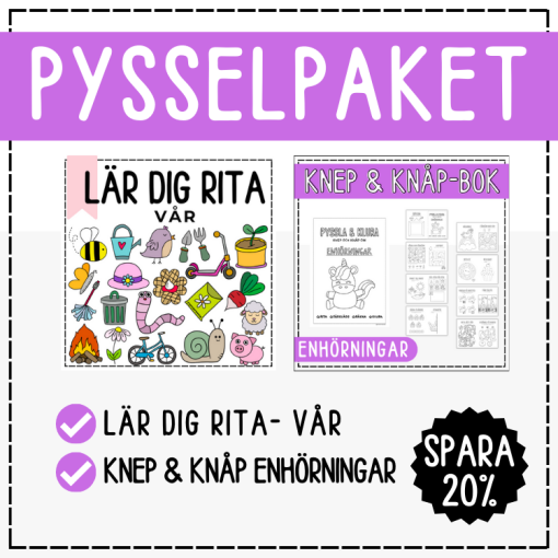 Pysselpaket-rita och klura