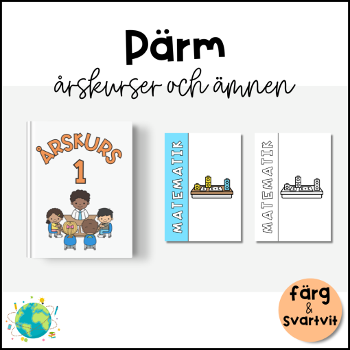 Pärm - Årskurser och ämnen