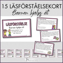 Läskort / Läsförståelse: Barnen hjälps åt