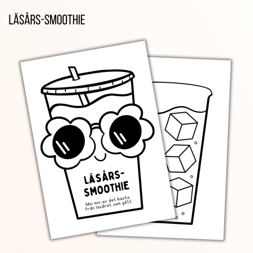 Summera läsåret med en läsårs-smoothie