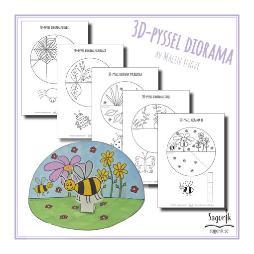 3d-pyssel diorama insekter1